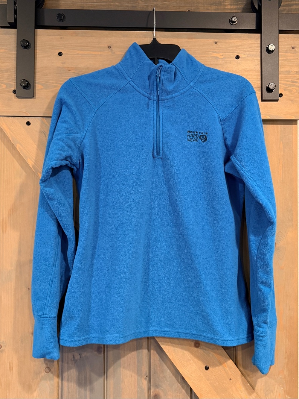 Mountain Hardwear Teal Blue Half-Zip Fleece Pullover